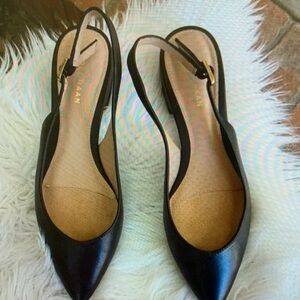 Elegant Black Slingback Heels